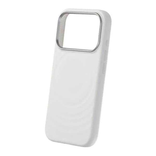 Mobilskal Silikon med Magsafe för iPhone 17 Pro - Vit