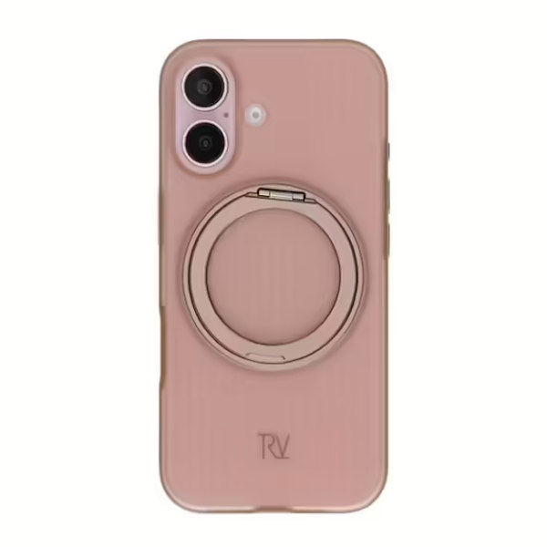 Rvelon 360 roterande mobilfodral för iPhone 16 Bronsguld
