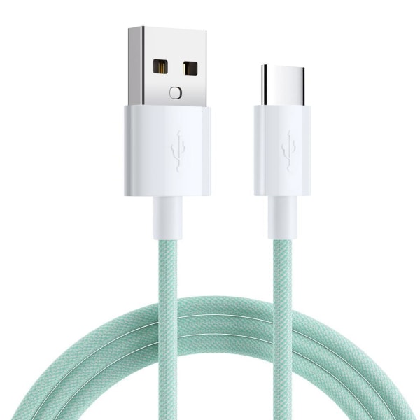 SiGN Boost USB-A till USB-C Kabel, 3A, 1m - Grön