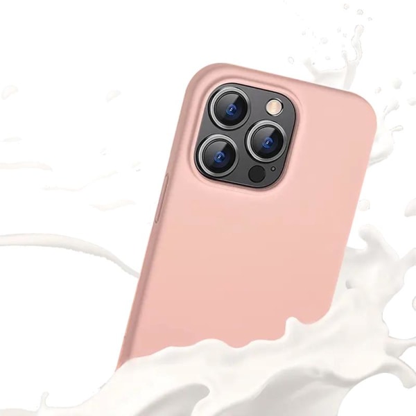 SiGN Liquid Silicone Case för iPhone 14 Pro Max - Sand Rosa