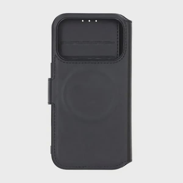 Rvelon Plånboksfodral för iPhone 17 Pro Max - Svart