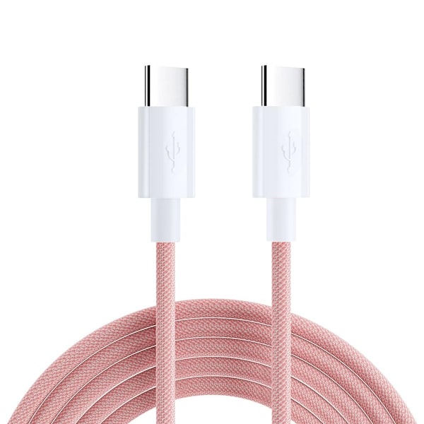 SiGN Boost USB-C till USB-C Kabel, 60W, 2m - Rosa
