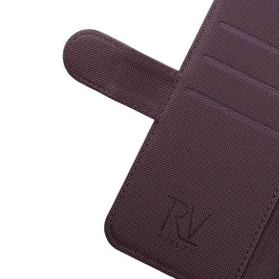 iPhone 13 Mini Plånboksfodral Extra Kortfack Rvelon - Mörklila
