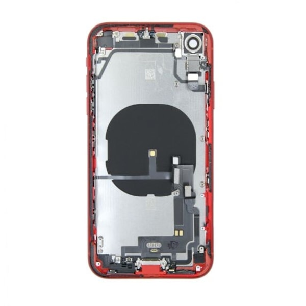iPhone XR Baksida med Komplett Ram - Röd