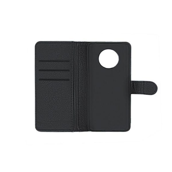 Flip Stand Leather Wallet Case For OnePlus 7T Black