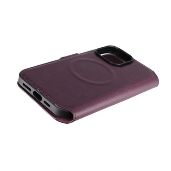 iPhone 15 Pro Max Plånboksfodral med Magsafe Rvelon - Lila