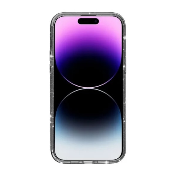 iPhone 15 Plus/14 Plus Mobilskal Glitter Magsafe - Svart