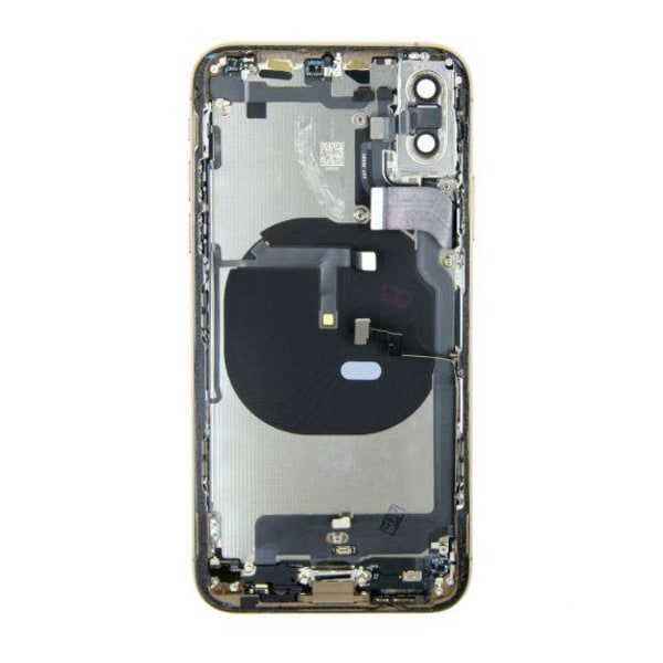 iPhone XS Baksida Med Komplett Ram - Guld