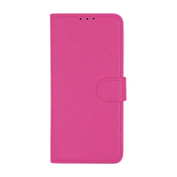 Flip Stand Leather Wallet Case For Huawei P40 Lite Pink