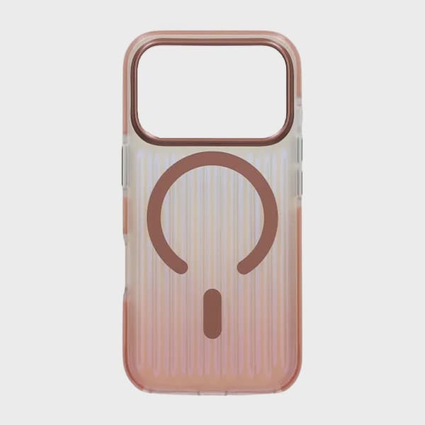 Korrugerat MagSafe-skal för iPhone 17 Pro Max - Roséguld