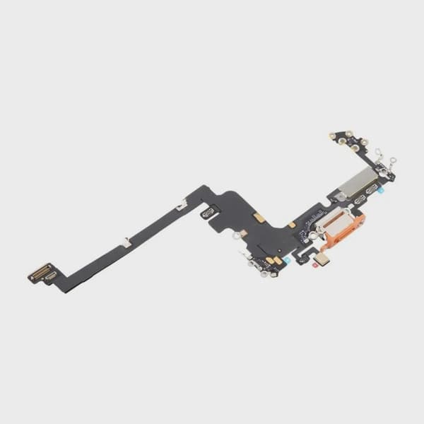Laddkontakt med Flexkabel för iPhone 17 Pro - Orange