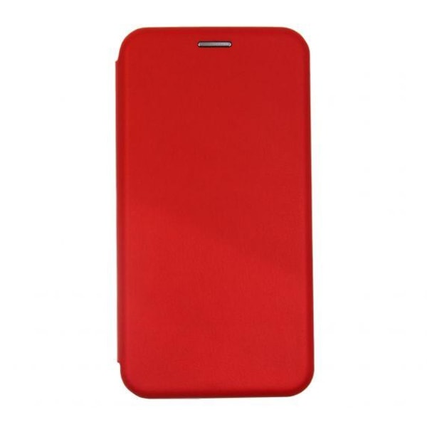 Flip Stand PU Leather Case For iPhone XS Max Red