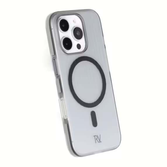 iPhone 16 Pro Max Mobilskal Korrugerad Magsafe Rvelon - Grå