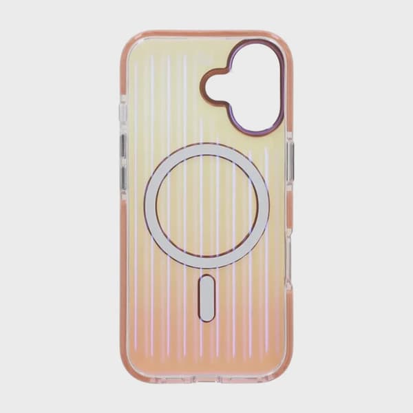 Mobilskal Korrugerad MagSafe för iPhone 17 - Roséguld