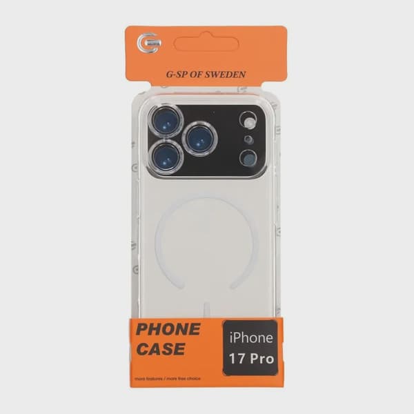 Magsafe Stöttåligt Skal för iPhone 17 Pro - Transparent