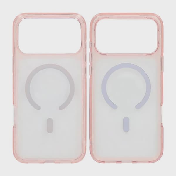 Magsafe-skal TPU för iPhone 17 Pro Max - Rosa Transparent
