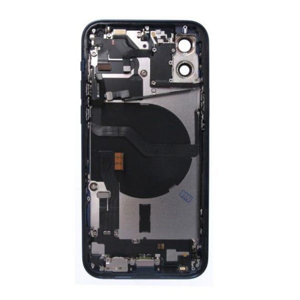 iPhone 12 Baksida/Komplett Ram - Blå
