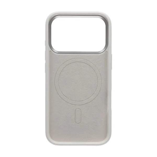 Mobilskal Silikon med Magsafe för iPhone 17 Pro - Vit
