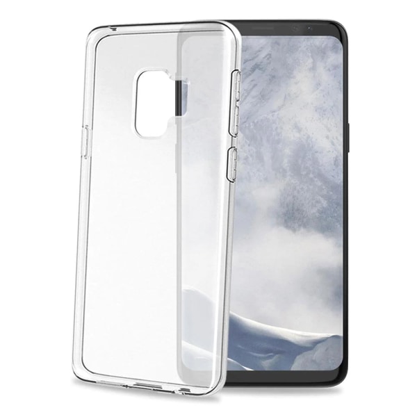 Celly Gelskin Cover Transparent Mobilskal för Galaxy S9 Plus