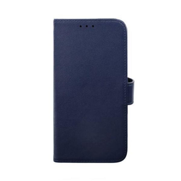 iPhone 15 Plus Plånboksfodral Läder Rvelon - Blå