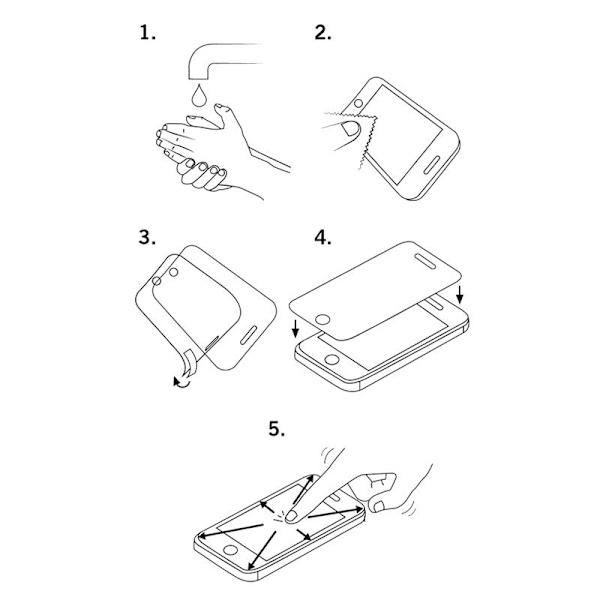 DELTACO skärmskydd för Huawei Y6 (2018), 2.5D härdat glas, 9H hårdhet
