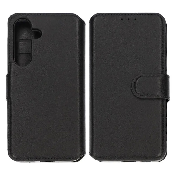 Samsung Galaxy S24 Plus Plånboksfodral Läder Rvelon - Svart