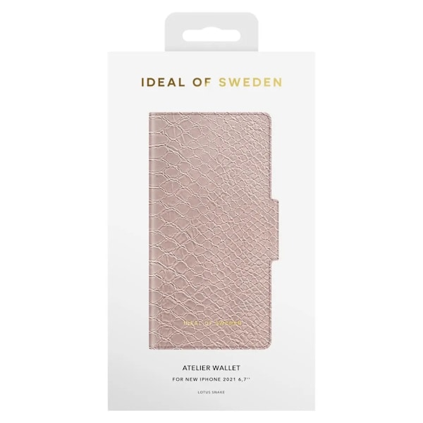 IDEAL OF SWEDEN Atelier Lotus Snake Magnetisk mobilplånbok för iPhone 13 Pro Max