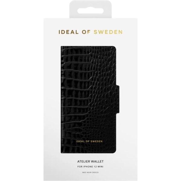 iDeal of Sweden fodral för iPhone 12 mini (neo noir croco)