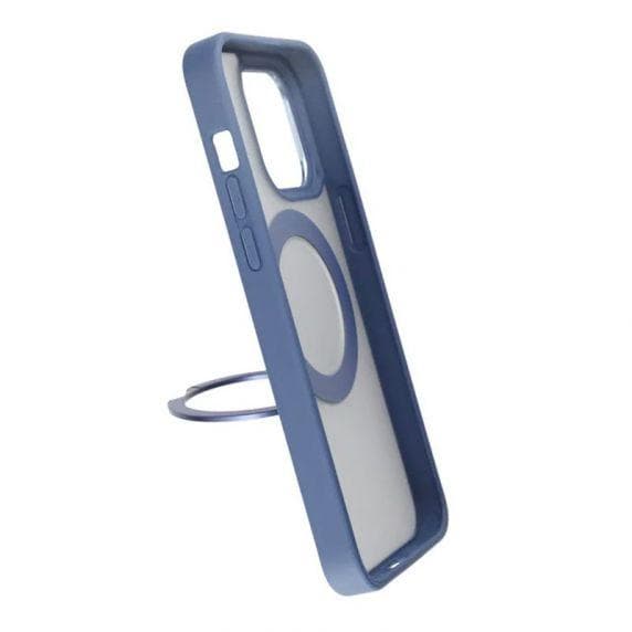 iPhone 15 Pro Max Skal med MagSafe Stativ Rvelon - Blå