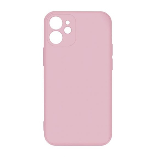 iPhone 12 Mini Soft Silicone Case Pink with Camera Cover High Quality