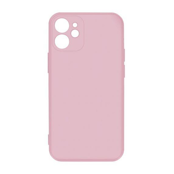 iPhone 12 Mini Soft Silicone Case Pink with Camera Cover High Qu