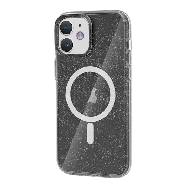 iPhone 11 Mobilskal Glitter Magsafe - Svart