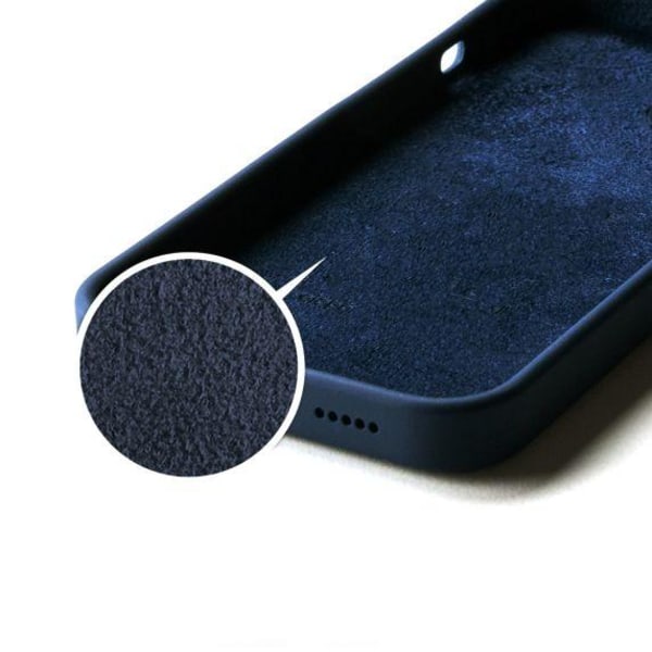 iPhone 14 Pro Max Silikonskal - Mörkblå
