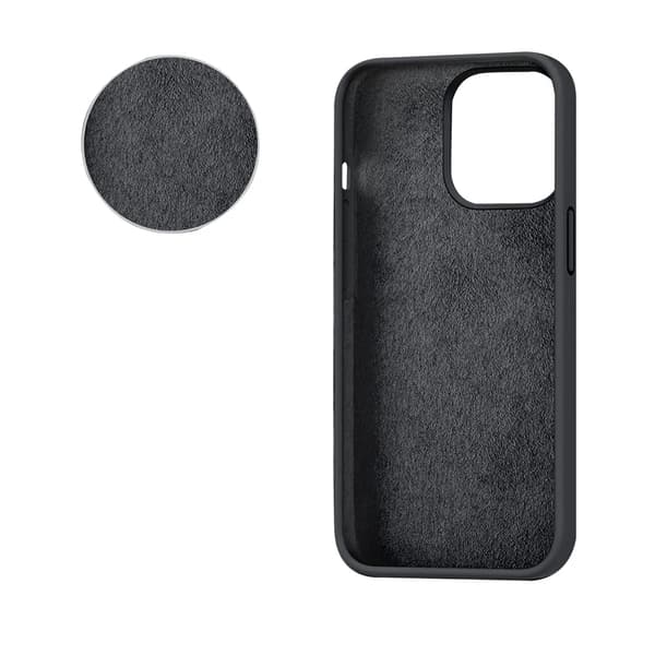SiGN Liquid Silicone Case för iPhone 14 Pro Max - Svart