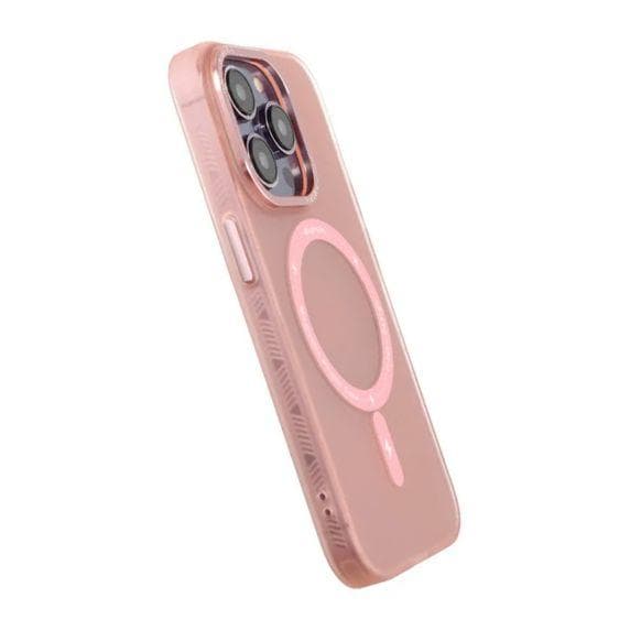 iPhone 14 Pro Max Mobilskal med MagSafe - Frostat Rosa
