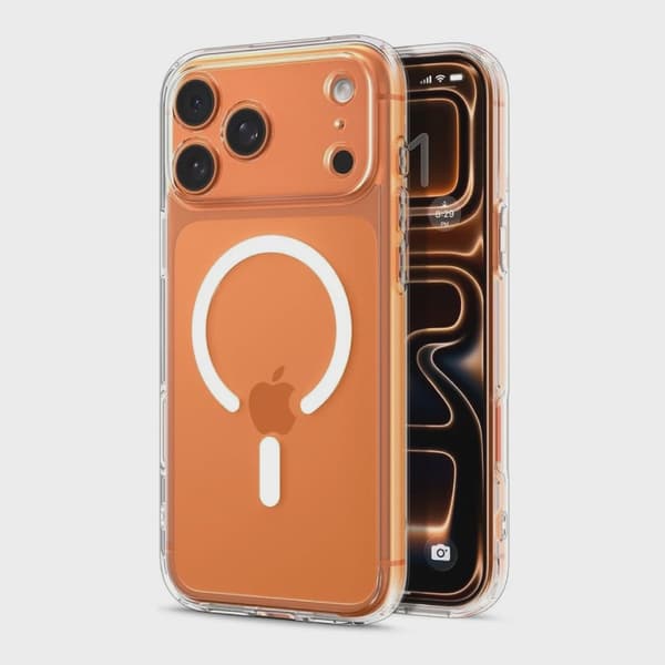 Transparent MagSafe-skal med Kameraskydd - iPhone 17 Pro