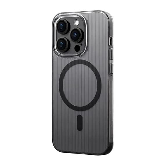 iPhone 15 Pro Max Mobilskal Korrugerad - Svart