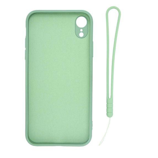 iPhone XR Soft Liquid Silicone Case With Magnetic Ring Holder St