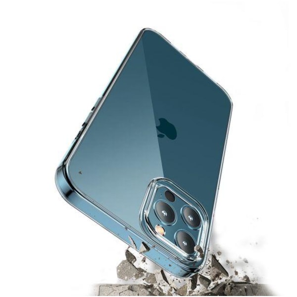 iPhone 12 Mini Stöttåligt TPU Skal - Transparent