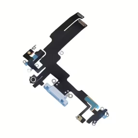 iPhone 14 Laddkontakt med Flexkabel Original - Blå