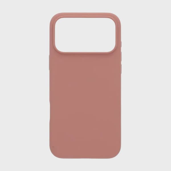 Rvelon Mobilskal Silikon MagSafe för iPhone 17 Pro - Mocka Rosa