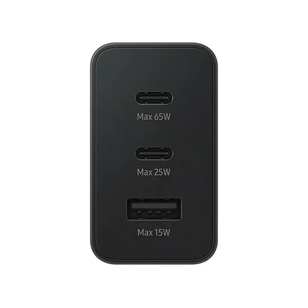 Samsung Trio Laddare 65W 2xUSB-C 1xUSB-A - Svart