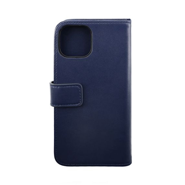 iPhone 15 Plus Plånboksfodral Läder Rvelon - Blå