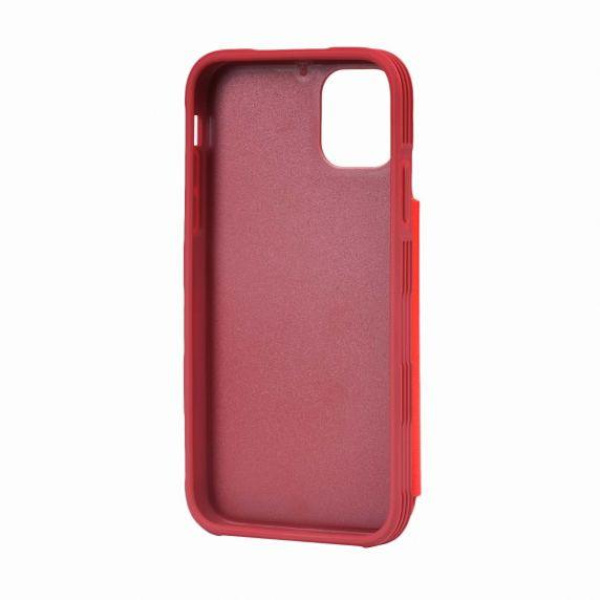 iPhone 11 PU Leather Back Flip Wallet Case Red