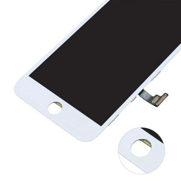 iPhone 8 Plus DTP Skärm Med Display - Vit (Avplockad från ny iPh