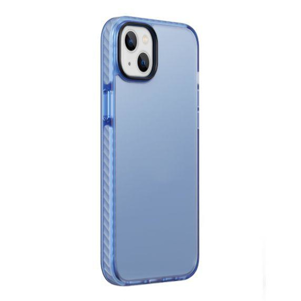 iPhone 14 Plus Stöttåligt TPU Mobilskal - Blå