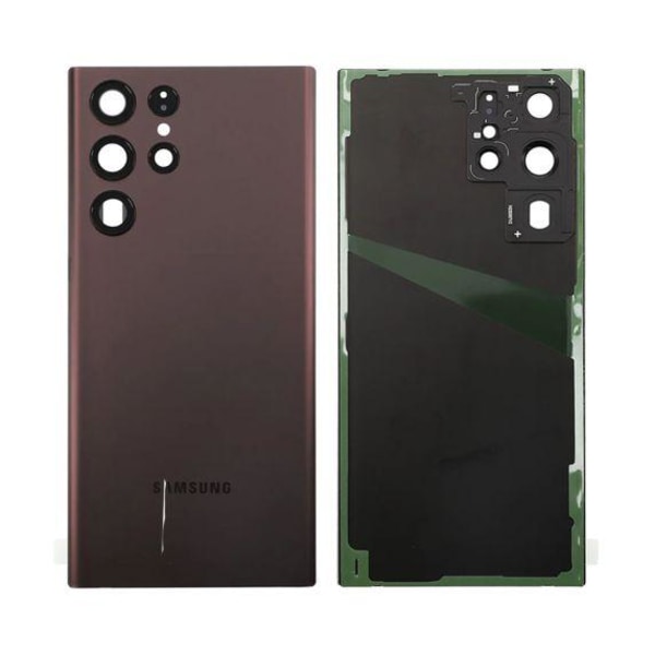 Samsung Galaxy S22 Ultra Baksida med Batterilucka - Vinröd