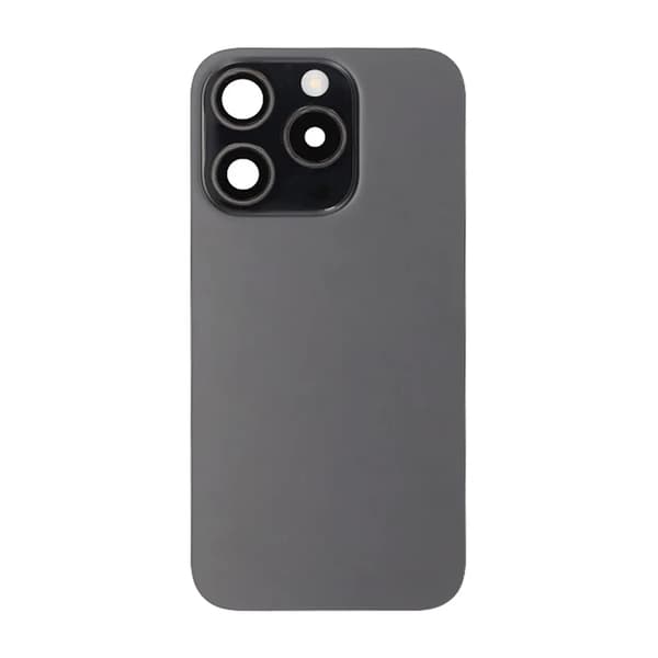 iPhone 15 Pro Baksida Glas Komplett OEM - Titansvart