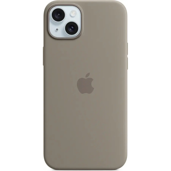 iPhone 15 Plus silikonskal med MagSafe (clay)