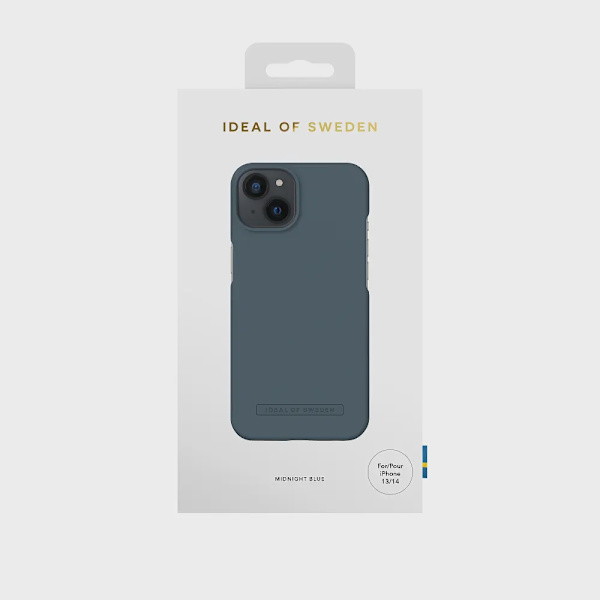 iDeal iPhone 14 Seamless Skal - Midnight Blue